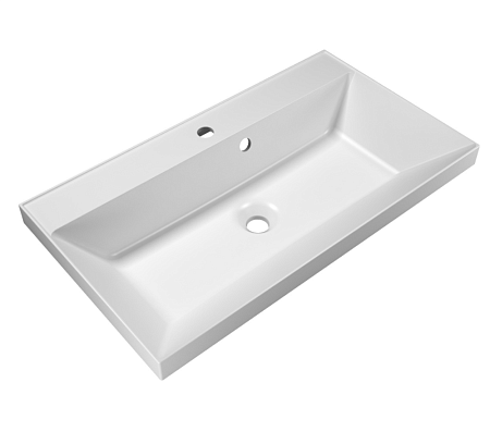 Тумба с раковиной BelBagno Marino MARINO-900-2C-SO-BO-P + BB900/450-LV-MR-AST 90 bianco opaco