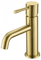 Смеситель Boheme Uno 461-MG для раковины, золото матовое Смеситель Boheme Uno 461-MG для раковины, золото матовое