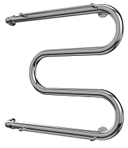 Полотенцесушитель водяной Terminus M-образный 400х532 с полкой, хром Полотенцесушитель водяной Terminus M-образный 400х532 с полкой, хром