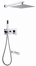 Душевая система ABBER Daheim AF8217 скрытого монтажа с изливом, хром Душевая система ABBER Daheim AF8217 скрытого монтажа с изливом, хром