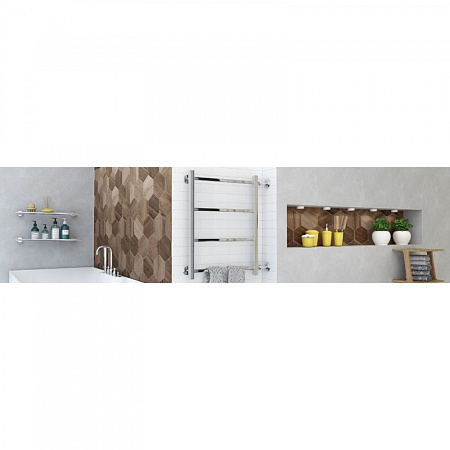 Полотенцесушитель водяной Стилье Версия-КБ 60х40 хром