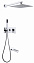 Душевая система ABBER Daheim AF8217 скрытого монтажа с изливом, хром