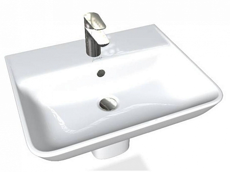 Раковина Jacob Delafon Struktura EGC112-00 65х48 см