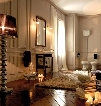 Зеркало Kerasan Retro 734540 noce 92 орех