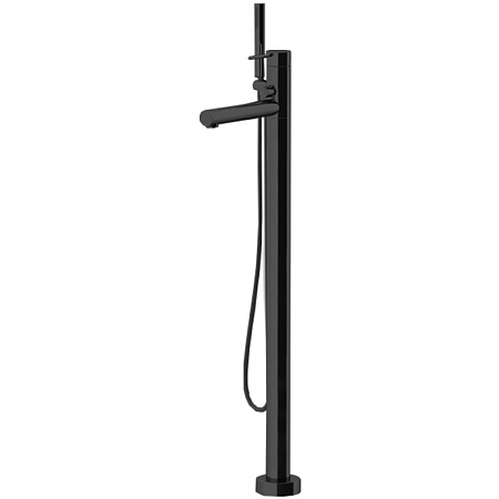 Смеситель Gattoni Circle One 9008/90NO для ванны, черный матовый