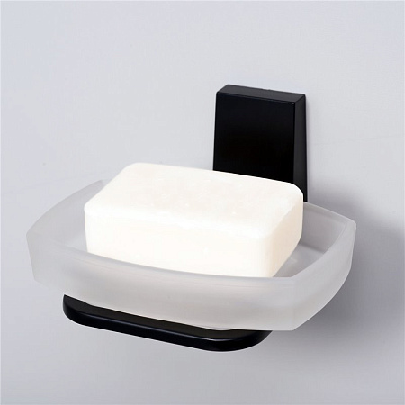 Мыльница WasserKRAFT Abens K-3229 черный матовый