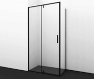 Душевой уголок WasserKRAFT Elbe 74P 74P20 90x80 черный