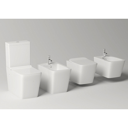 Биде подвесное Timo Soli TK-304MB черный матовый