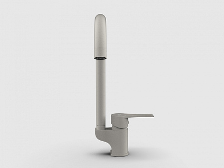 Смеситель GPD Atros MTE65-KG для кухонной мойки, кремовый