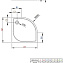 Душевой поддон Radaway Delos A SDA0909-01 90x90 белый - фото 2