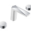 Смеситель Boheme Venturo 150-WCR-DIAMOND для раковины, ручка Diamond, белый/хром - фото 1