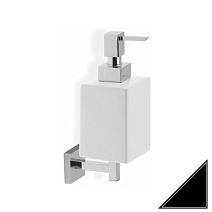 Дозатор для жидкого мыла Stil Haus Urania U30(23-BI) черный матовый/белый