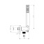 Душевой гарнитур Bossini Zen C12001C.094 никель шлифованный - фото 2