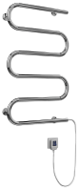 Полотенцесушитель электрический Terminus Ш-образный 600х800 хром