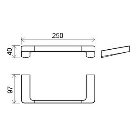Полотенцедержатель Ravak 10° TD 300 X07P324
