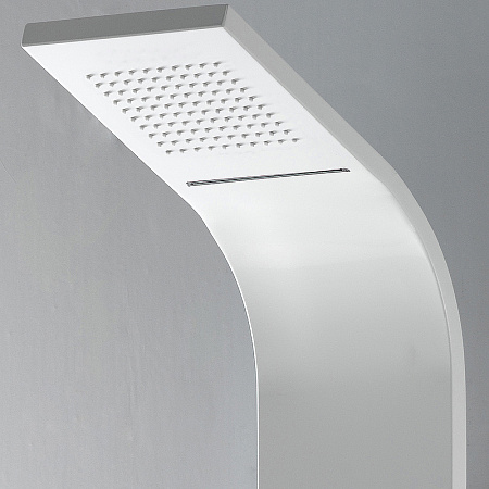 Душевая гидромассажная панель с термостатическим смесителем beWash BV3TMSP7233 белый