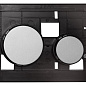 Кнопка смыва Tece Loop Modular 9240665 хром матовый без лицевой панели