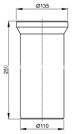 Отвод AlcaPlast A91-250