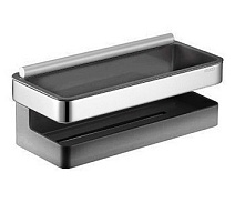 Полка со встроенным стеклоочистителем Keuco Collection Moll 12759010001 хром/антрацит