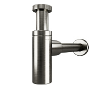 Сифон WasserKRAFT A172 для раковины оружейная сталь