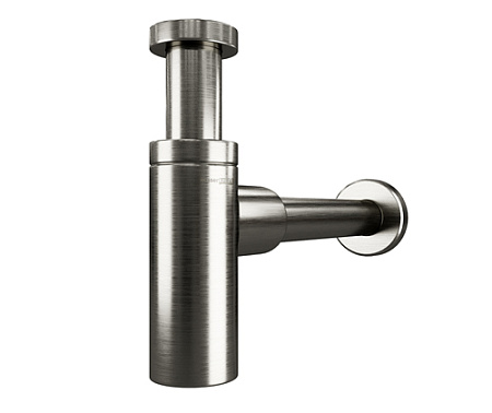 Сифон WasserKRAFT A172 для раковины оружейная сталь