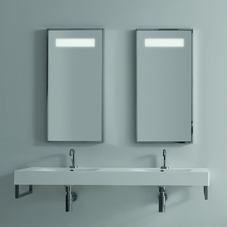 Раковина Kerasan Cento 353601*1 140 двойная, белый