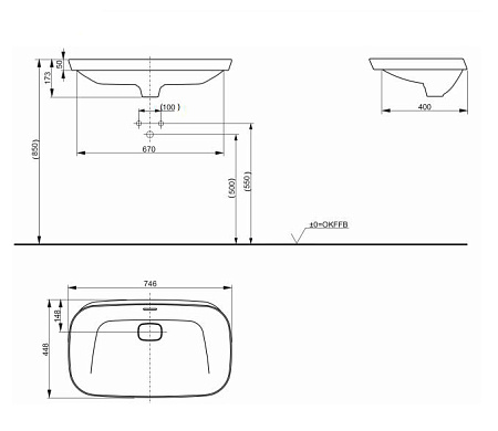 Раковина TOTO Neorest LW3717HY 75
