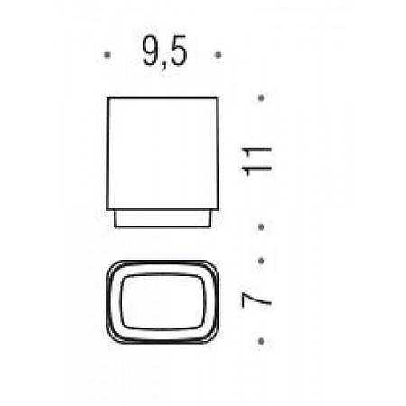 Стакан Colombo Time W4241 настольный