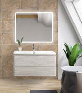Мебель для ванной BelBagno Albano ALBANO-1200-2C-SO-RVB 120 подвесная, Rovere Vintage Bianco