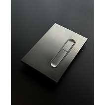 Кнопка смыва Boheme 667-GM оружейная сталь Кнопка смыва Boheme 667-GM оружейная сталь