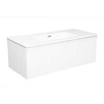 Тумба под раковину La Fenice Terra FNC-01-TER-B-100 Bianco белый матовый