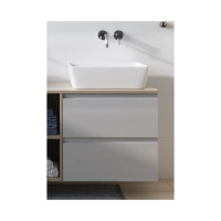 Тумба с раковиной Cersanit Moduo SB-SZ-MOD80-BL/Wh 80 со столешницей белый