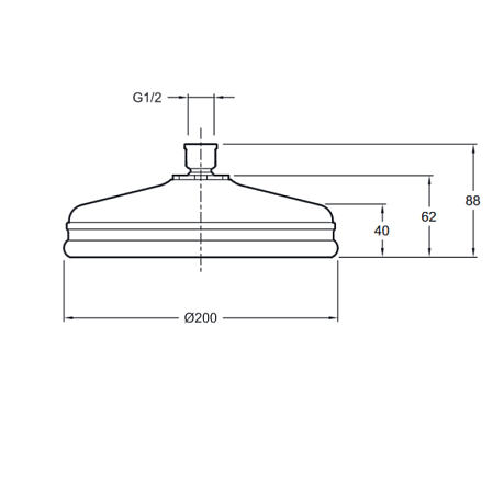Верхний душ Jacob Delafon Katalyst E13692-CP  20