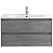 Тумба с раковиной BelBagno Kraft KRAFT-800-2C-SO-CG 80 cemento grigio