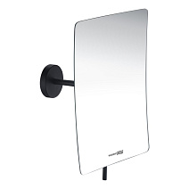 Косметическое зеркало WasserKRAFT K-1001BLACK с 3-х кратным увеличением, черный Косметическое зеркало WasserKRAFT K-1001BLACK с 3-х кратным увеличением, черный