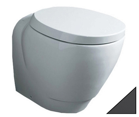 Чаша для унитаза напольного Simas Bohemien BO01antracit matt