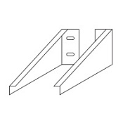 Кронштейны Jacob Delafon Parallel EB509-NF 40 см для столешницы