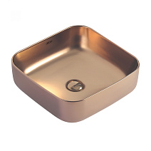 Раковина накладная ABBER Rechteck AC2211MRG золото розовое матовое Раковина накладная ABBER Rechteck AC2211MRG золото розовое матовое