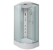 Душевая кабина Niagara Classic NG-33984-14LF 90x80x215 стекло матовое/профиль серебро