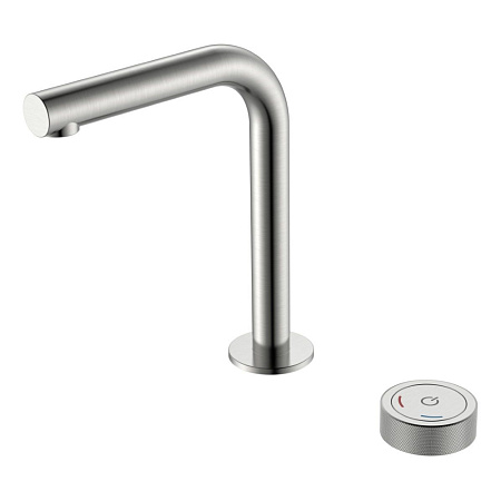 Смеситель Boheme Tech 158-NB для раковины, автоматический, никель брашированный