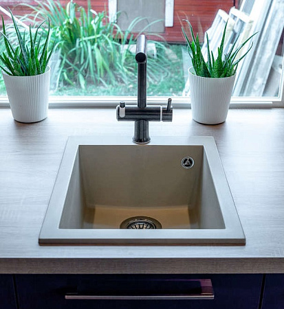 Кухонная мойка Omoikiri Bosen 41-SA 41х50 бежевый