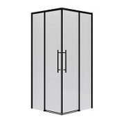 Душевой уголок Niagara Nova NG-6830-34BLACK 100x100x195 стекло прозрачное/профиль черный матовый