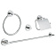 Набор аксессуаров Grohe Essentials 40776001 4 предмета, хром
