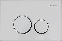 Кнопка смыва Allen Brau Priority 9.20001.20 белый глянец Кнопка смыва Allen Brau Priority 9.20001.20 белый глянец