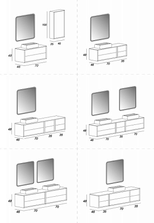 Столешница Cezares Bellagio 50185 Bianco искусственный мрамор