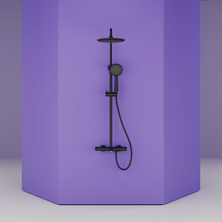 Душевая стойка Sancos Game SC3001MB черный матовый