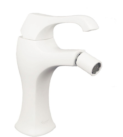 Смеситель Emmevi Ares 76004BIO для биде, белый матовый