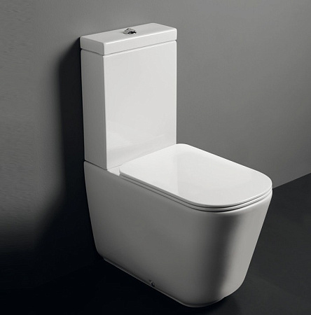 Чаша для унитаза-компакта Kerasan Tribeca 511701 белый