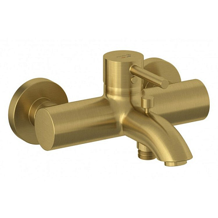 Смеситель Kludi Bozz 38691N076 для ванны с душем, золото брашированное