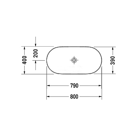 Раковина Duravit Luv 0379800000 80